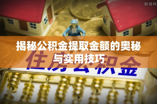 宝应揭秘公积金提取金额的奥秘与实用技巧