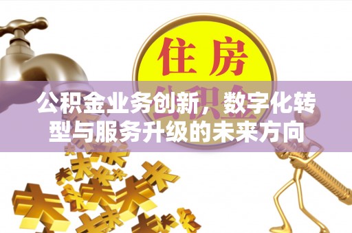 宝应公积金业务创新，数字化转型与服务升级的未来方向