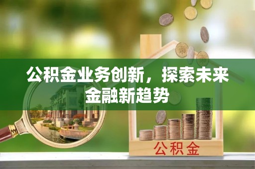 宝应公积金业务创新，探索未来金融新趋势