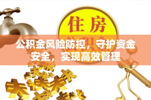 宝应公积金风险防控，守护资金安全，实现高效管理