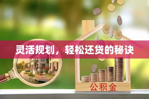 宝应灵活规划，轻松还贷的秘诀