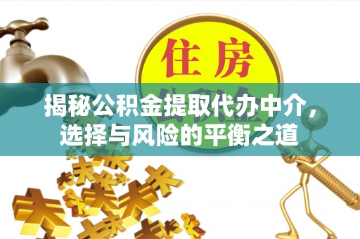 宝应揭秘公积金提取代办中介，选择与风险的平衡之道
