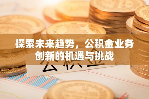 宝应探索未来趋势，公积金业务创新的机遇与挑战