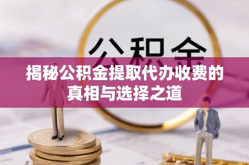 宝应揭秘公积金提取代办收费的真相与选择之道
