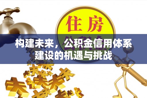 宝应构建未来，公积金信用体系建设的机遇与挑战