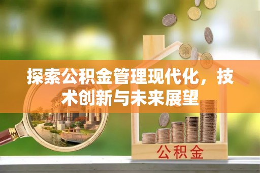 宝应探索公积金管理现代化，技术创新与未来展望