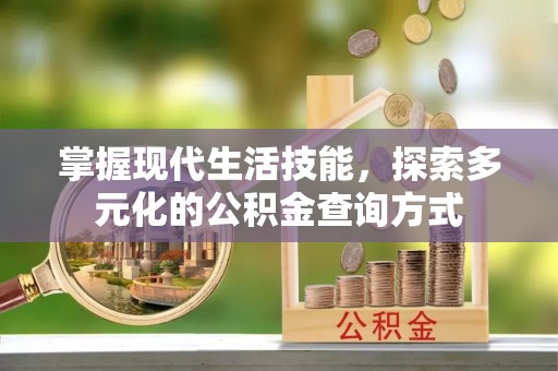 宝应掌握现代生活技能，探索多元化的公积金查询方式