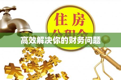 宝应高效解决你的财务问题